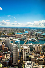 Aerial view of Darling Harbour,Sydney,Australia