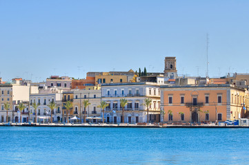Obraz na płótnie Canvas Panoramiczny widok z Brindisi. Apulia. Włochy.