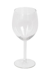 Empty wine glass