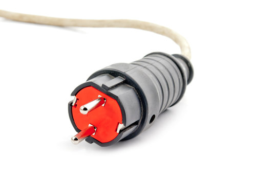 electric cable isolated