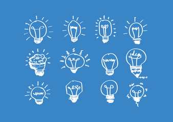Concept of idea inspired bulb shape Vector