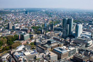Fototapeta na wymiar Skyline of Frankfurt, Germany