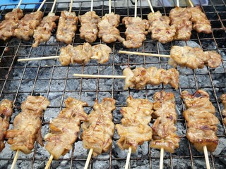 BBQ grill of meat