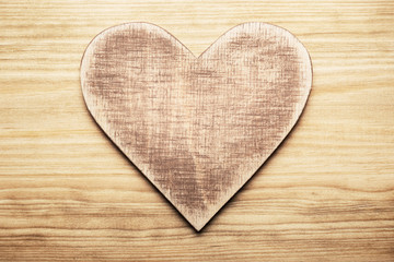 Wooden heart