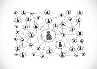 Social Media Circles Network Icon