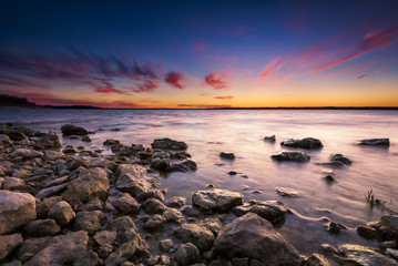 Fototapeta na wymiar Benbrook Lake Sunset