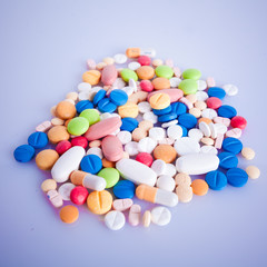 Colored pills