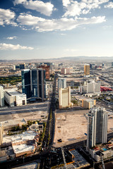 Aerial view of Las Vegas
