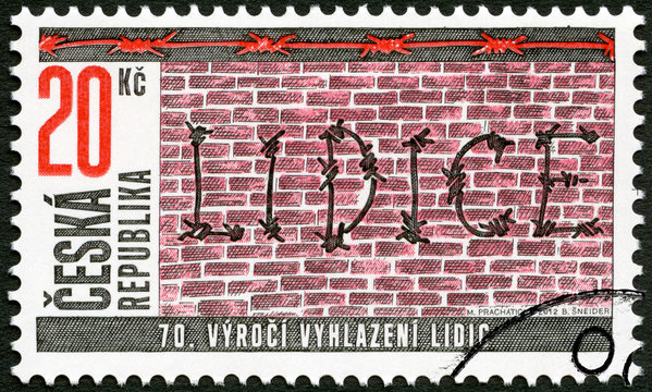 CZECH REPUBLIC - 2012: 70th anniv. of the destruction of Lidice