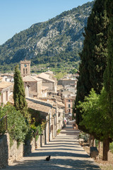 Obraz premium Way down the calvary at Pollenca, Mallorca, Spain