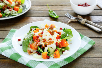 salad with pumpkin