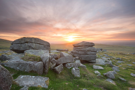 Rowtor Dartmoor Devon Uk