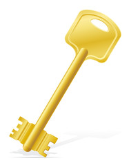 key door lock vector illustration