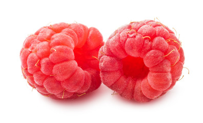 Fresh raspberries