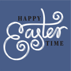 happy easter hand lettering hand calligraphy