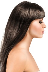 Fototapeta premium Woman with long hair