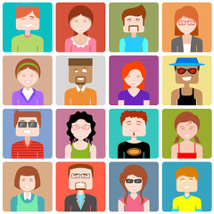 Flat Design People Icon
