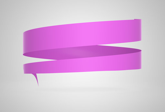 Circular Werbebanner Pink