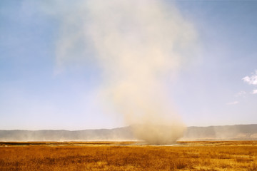 Fototapeta na wymiar Wynikające z burzy piaskowej