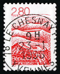 Postage stamp France 1995 Volcanoes, Auvergne