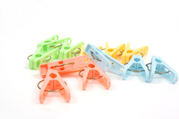 Color clothes-pegs
