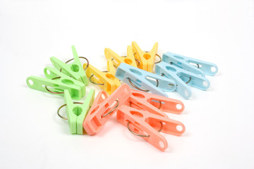 Color clothes-pegs