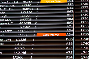 Fototapeta premium Terminal Info Board - 09