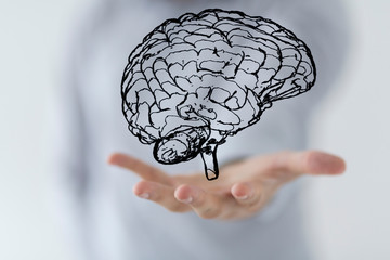 brain hand
