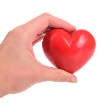 heart in human hand