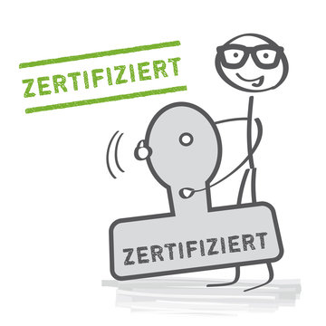 Zertifiziert Stempel