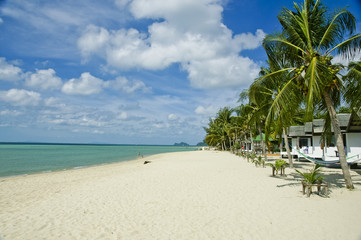 Beautiful tropical beach, Ko Pha Ngan, Thailand.