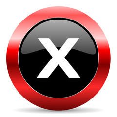 Fototapeta premium cancel icon