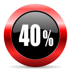 40 percent icon