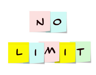 No Limit Sticky Notes