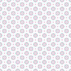 Light floral romantic vector pattern (tiling)