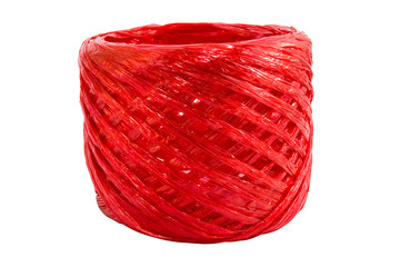 One coil of red plastic