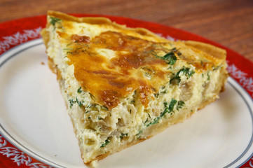 quiche with halibut