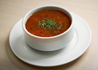 hearty spicy Mexican soup