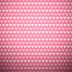 Heart shape vector seamless pattern (tiling)