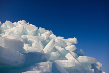 ice and sky.