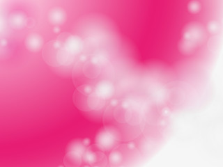 Pink background bokeh.