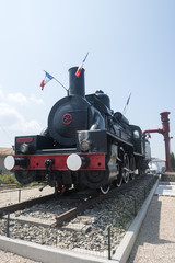 Obraz na płótnie Canvas Old locomotive in France