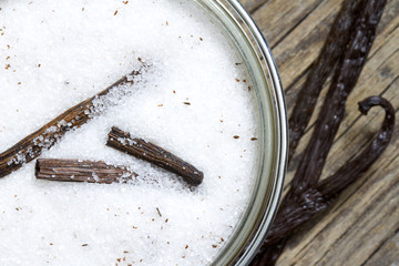 Vanilla sugar homemade