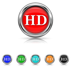 HD icon - six colours set