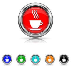 cup icon - six colours set