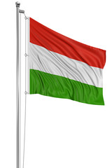 3D Hungarian flag