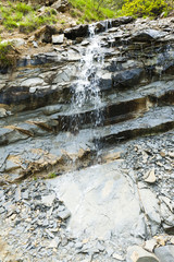 waterfall near Verdon in spring, Provence, France