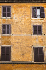 Fototapeta na wymiar Low angle view of a residential building