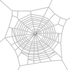 cartoon image of spider web
