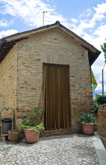 Alleyway. Montefalco. Umbria. Italy.